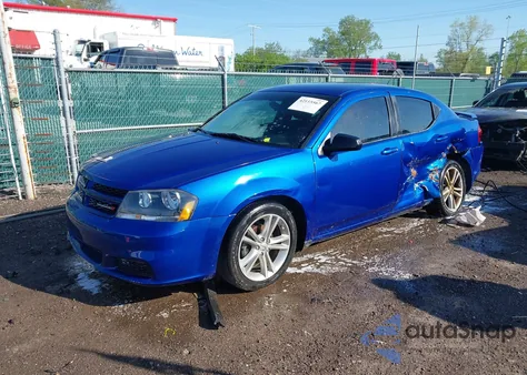 2014 Dodge Avenger Se z USA, uszkodzony, nr VIN 1C3CDZAB6EN226547